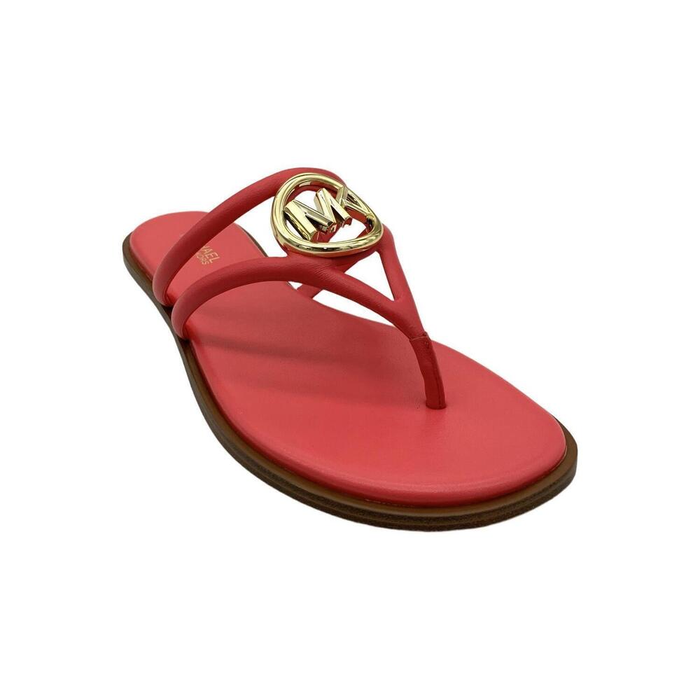 Michael Kors Women's Hampton Flat Sandal Geranium - Medium - Picture 1 of 3